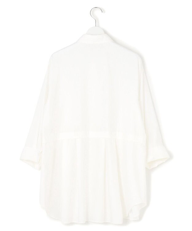 23区 S 【見上愛さん着用/洗える】CANCLINI ハーフスリーブ シャツ ホワイト系