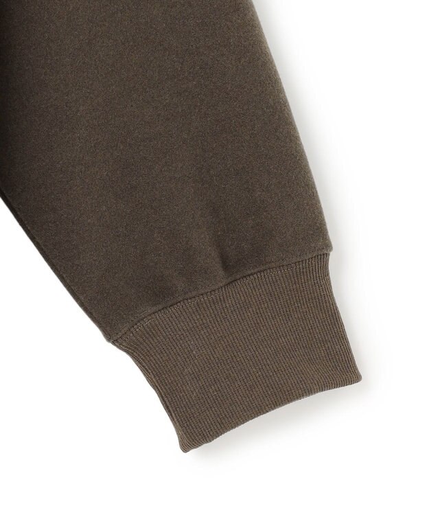 J.PRESS YORK STREET 【WOMEN】ウールライクジャージー フーデットロング ワンピース ブラウン系