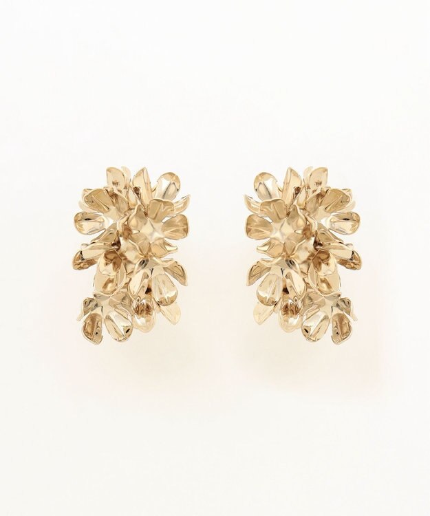 組曲 フルールメタルイヤリング ゴールド系