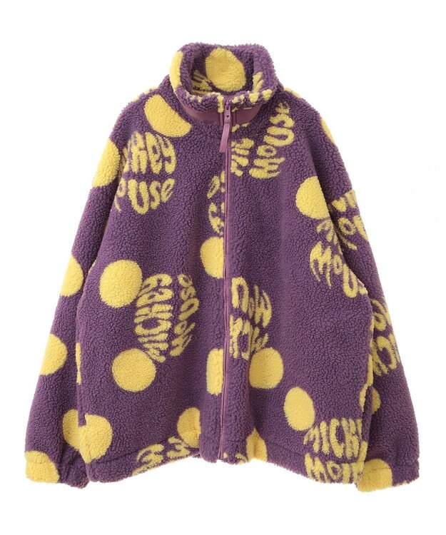 AMERICAN HOLIC ソウガラプリントボアブルゾン／Ｄｉｓｎｅｙ Purple