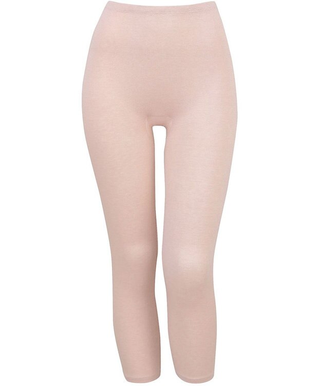 Wing あったかインナーボトム 綿混素材 裏起毛(肌側) よく伸びる素材 ストレッチ性 【ラクのびサーモ】 保温性 足首丈 秋 冬 ER6812　ウイング／ワコール シェルピンク