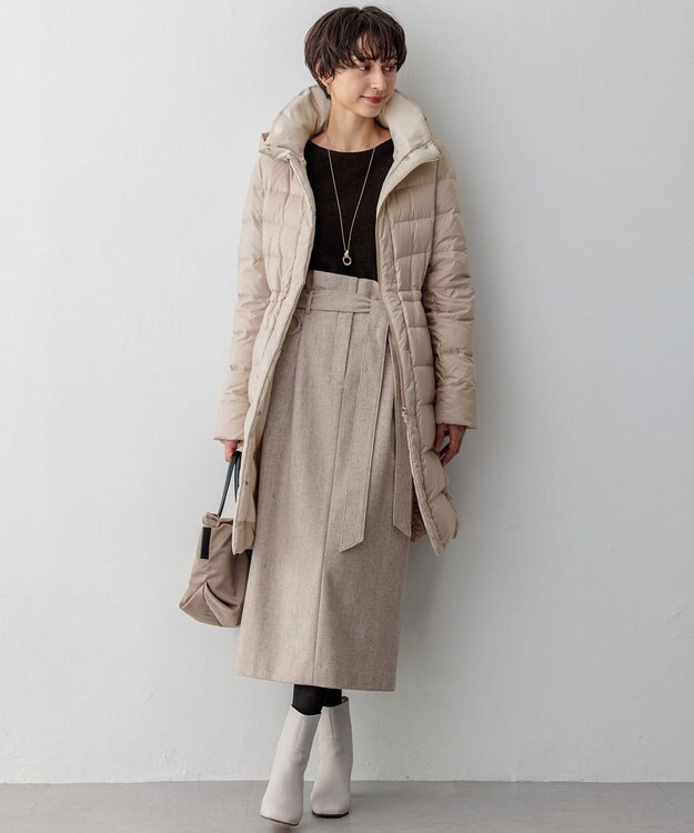 23区 S 【洗える】ラメウール ドルマンスリーブ ニット ダークブラウン系