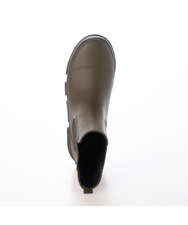 MODE ET JACOMO <carino>【レイン対応】サイドゴアレインブーツ カーキ