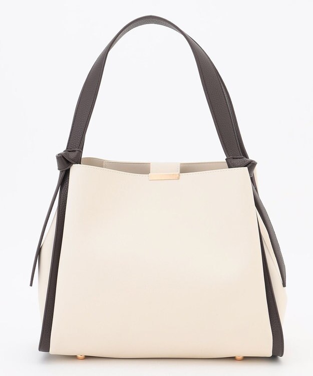 組曲 ノットデザイン トートバッグ アイボリー系