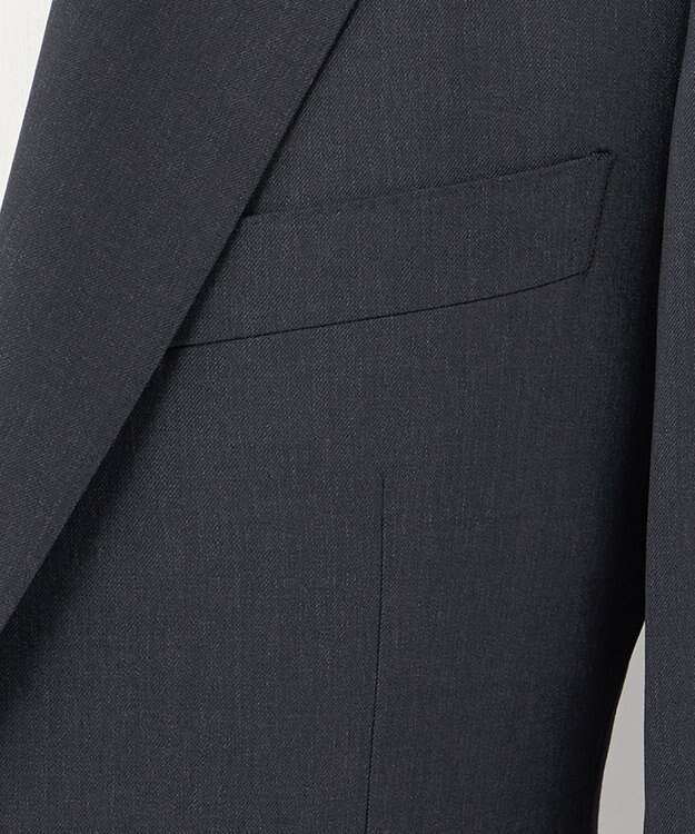 GOTAIRIKU オールシーズン対応【御幸毛織】WOOL×SOLOTEX ストレッチスーツ（グレー無地） グレー系