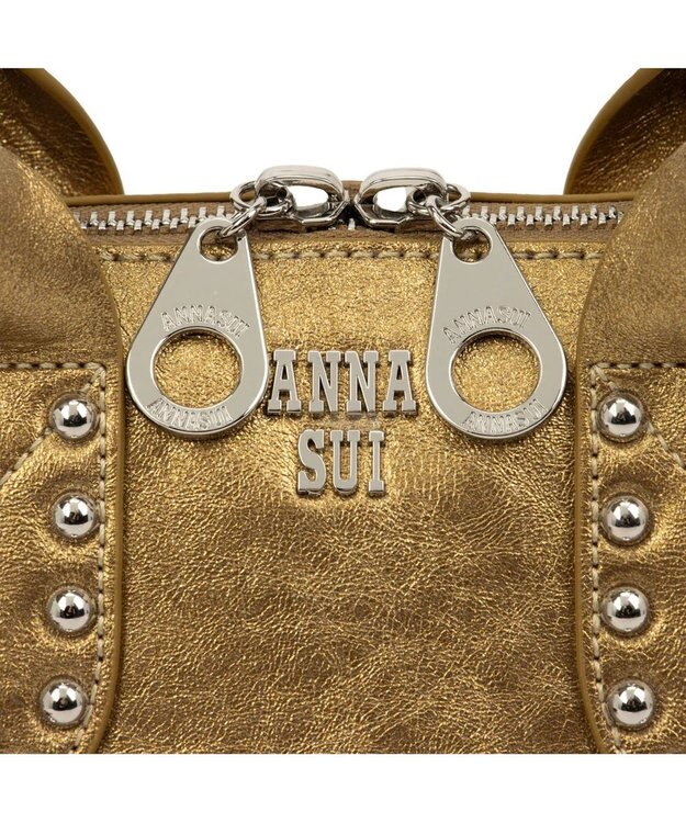 ANNA SUI ルミナス 2WAYハンドバッグ（小） ゴールド