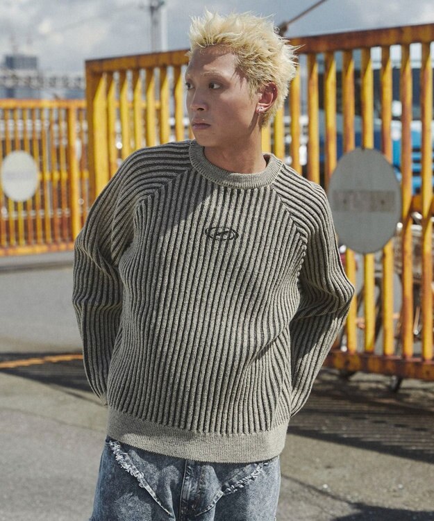 WEGO ヴィンテージライクラグランプルオーバー ベージュ