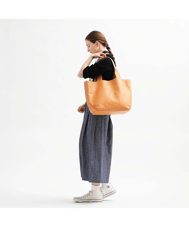 genten クオイオ　トートバッグ大 ヌメベージュ