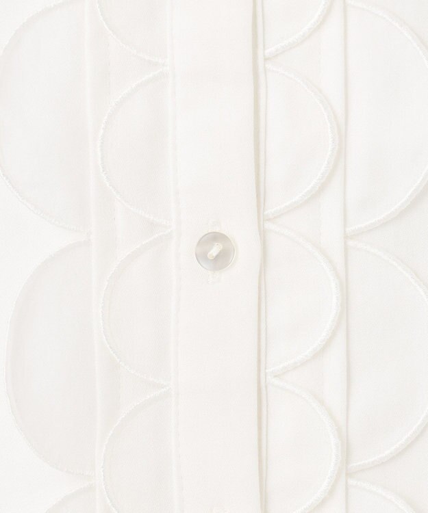 TOCCA 【洗える】SCALLOP ブラウス ホワイト系