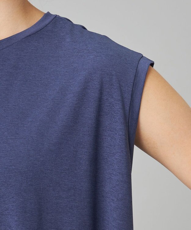 Chacott Chacott BALANCE EasyCare+ツイストワンピース ネイビー