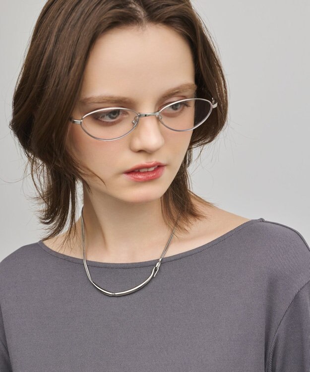 GRACE CONTINENTAL フレアカットトップ グレー