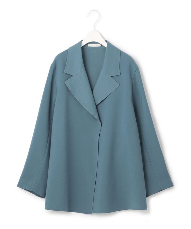 ICB L ライトリバー ミドル丈コート ライトブルーグレー系