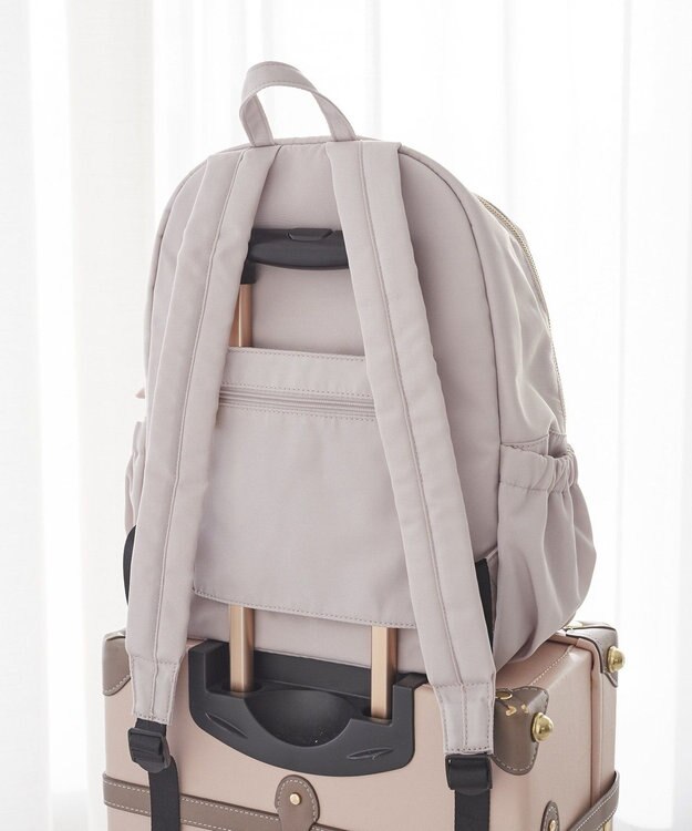 Maison de FLEUR 撥水加工キャリーオンリュック Grayish Pink