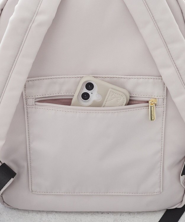 Maison de FLEUR 撥水加工キャリーオンリュック Grayish Pink