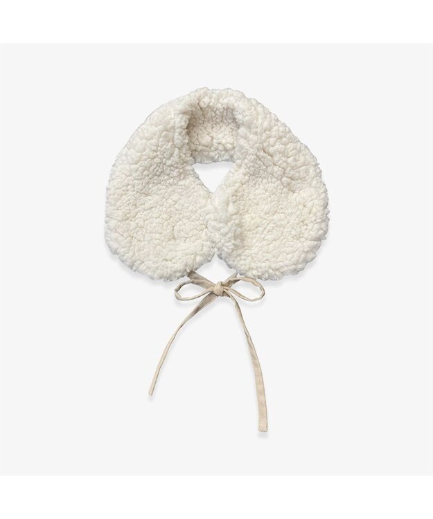 林八百吉商店 un chapeau  ボアネックイヤーマフ アイボリー