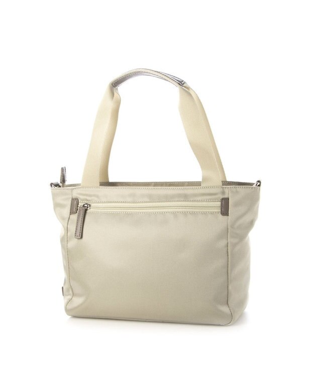 LA BAGAGERIE フロントポケット　スクエアナイロントート シルバー