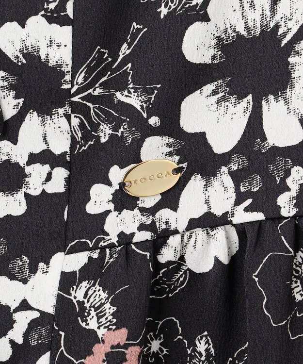 TOCCA 【洗える】FLOWER ROAD ドレス ブラック系5