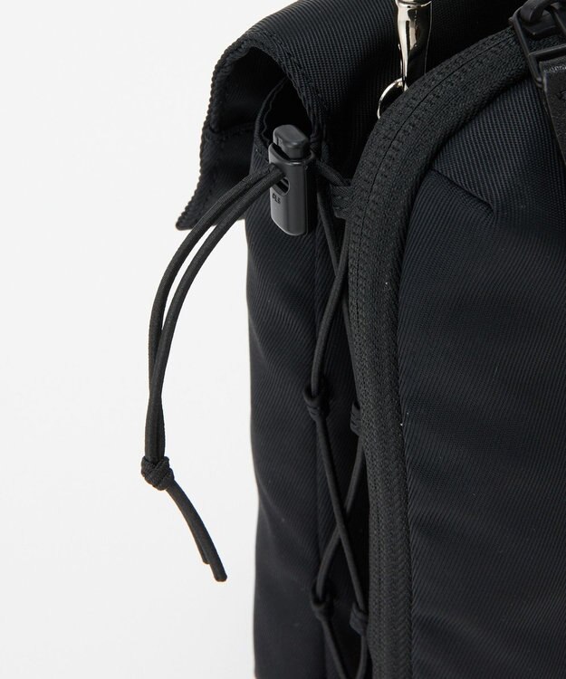 russet ≪500mlペットボトルが入る≫ナイロン多機能ミニショルダーバッグ(CE-1613) Black