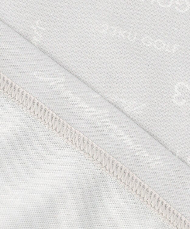 23区GOLF 【WOMEN】【吸水速乾・UVケア】５０ｄカノコロゴ総柄  インナーシャツ ライトグレー系1