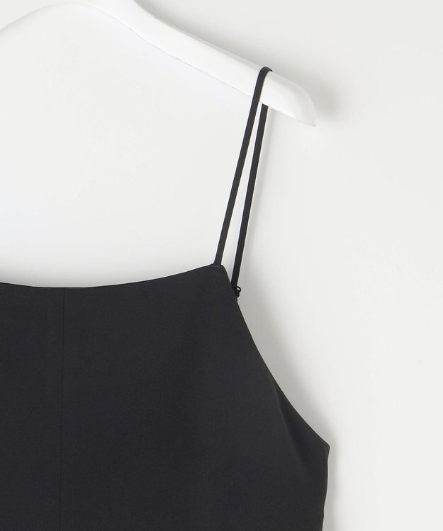 自由区 【洗える】ハイツイストキャミソール ワンピース ブラック