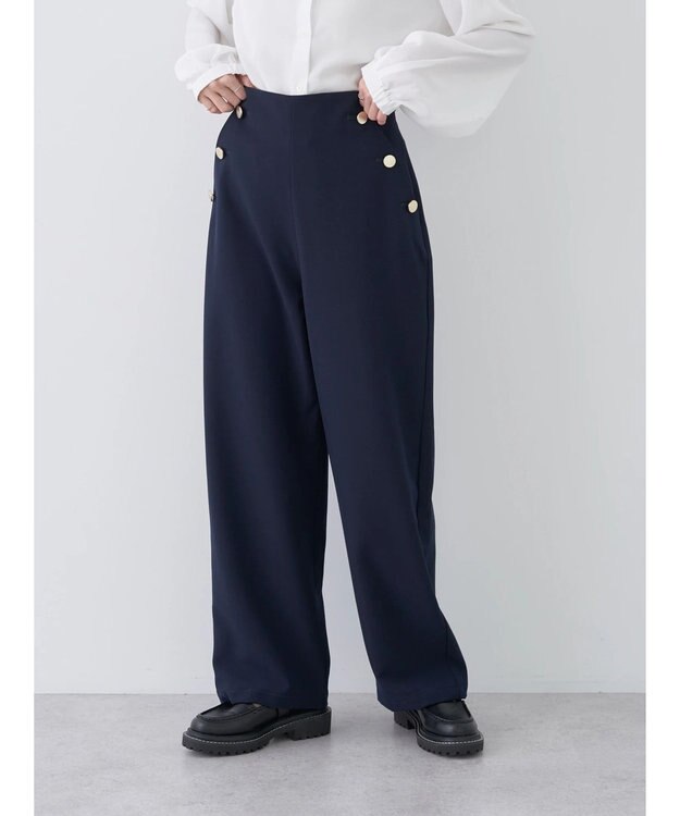 earth music&ecology マリンパンツ Navy