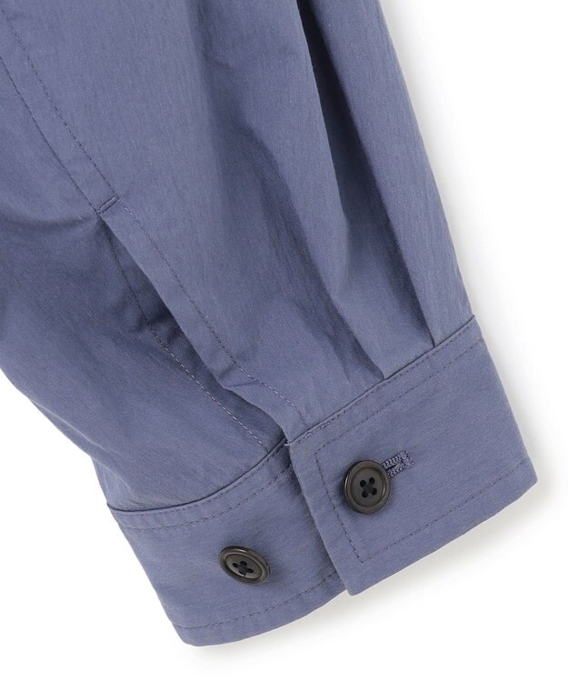 J.PRESS MEN コットンナイロンタイプライター ゴルフジャケット ダルブルー系