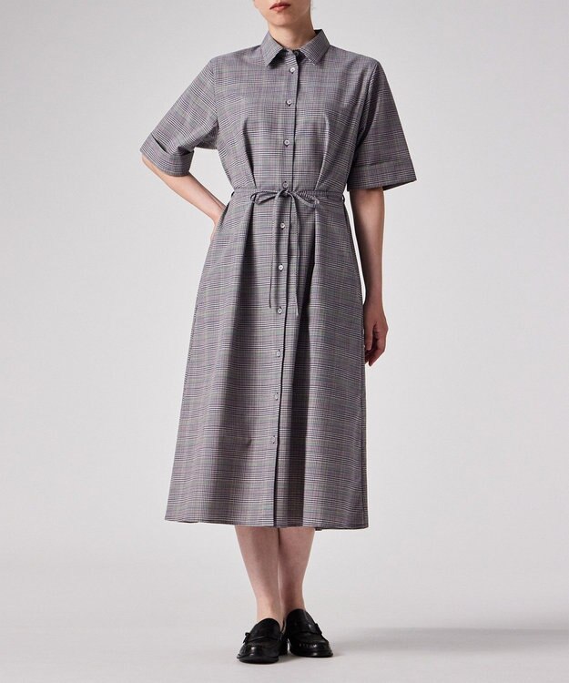 Paul Smith グレンチェック シャツ ワンピース マルチカラー