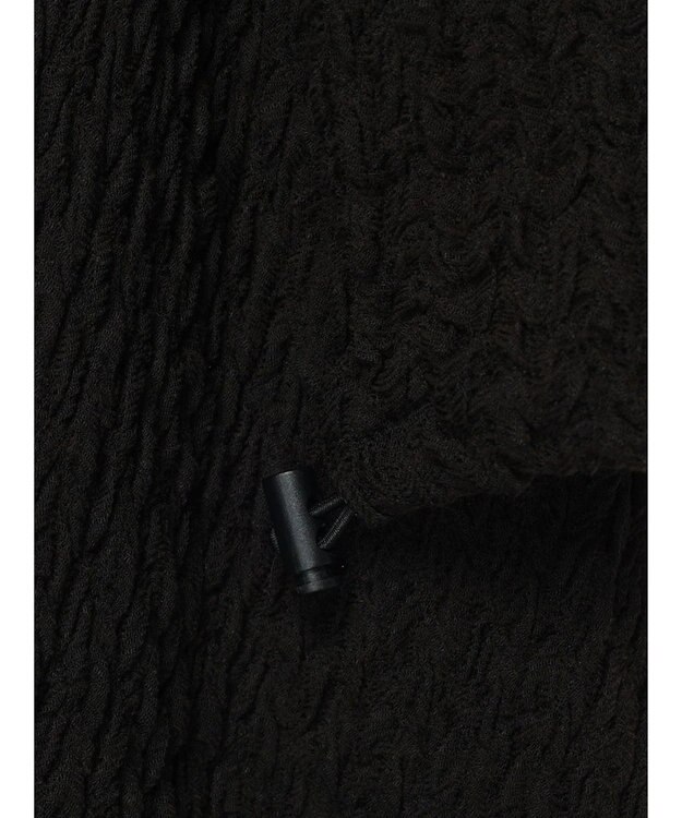 earth music&ecology ぽこぽこドロストカーディガン Black