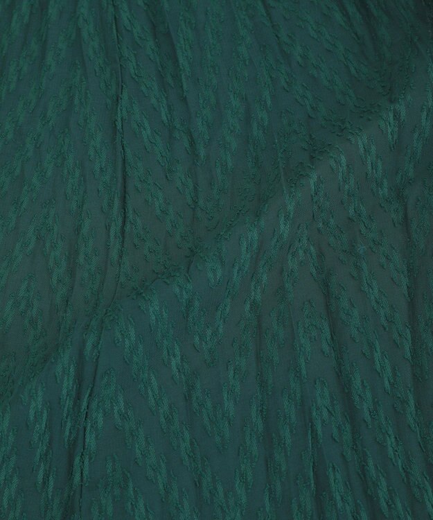 AMERICAN HOLIC カットジャガードプリーツスカート Dark Green