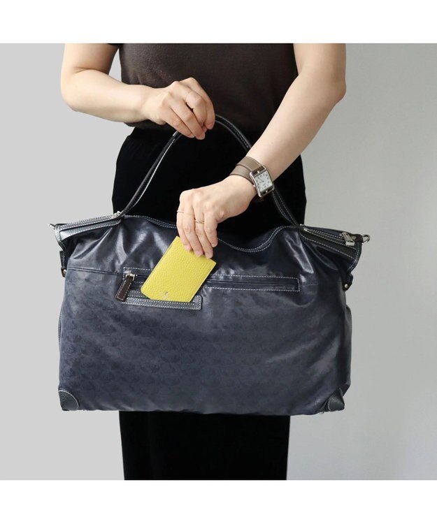 PELLE BORSA ボストンバッグ Alive アライブ 4312 ネイビー