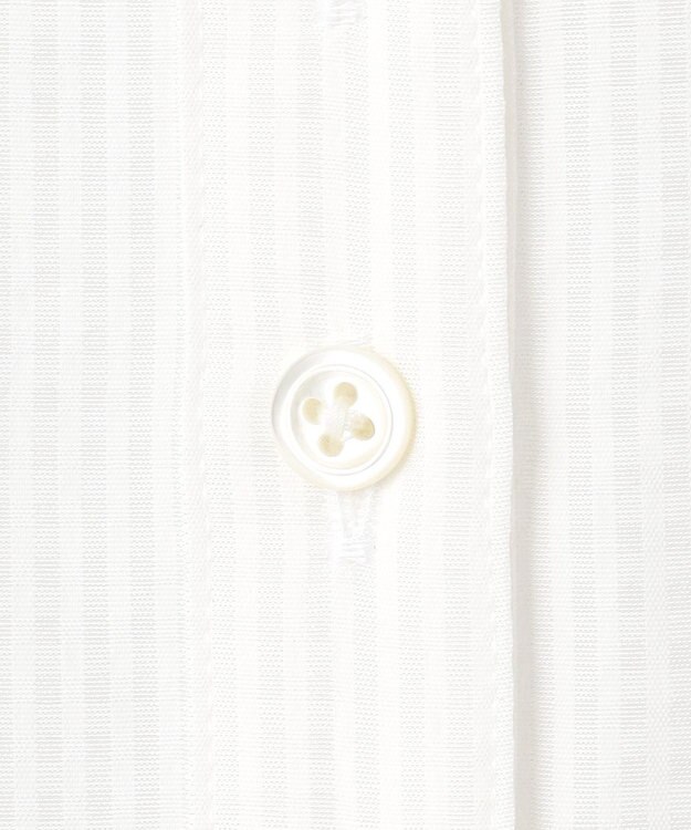 J.PRESS LADIES S 【洗える】アセVisシャドーギンガム タック ブラウス ホワイト系