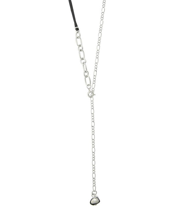 Green Parks ｅｖｅｒｙ　ｗａｌｋ２ＷＡＹコードＭｉｘチェーンネックレス Silver