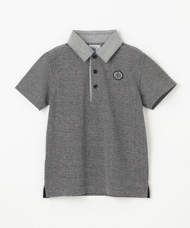 J.PRESS KIDS 【100-130cm】カノコ ライク 半袖ポロシャツ ブラック系