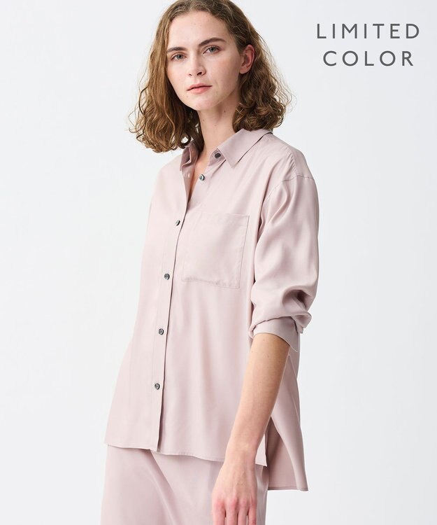 uncrave フィブリルシャンブレー ミドルシャツ 【WEB限定】ピンク