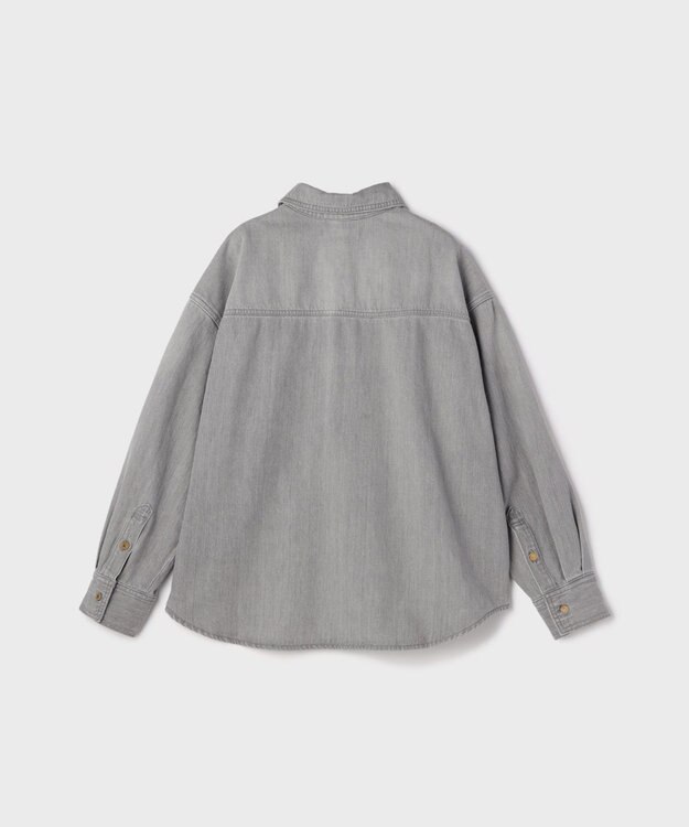 GRACE CONTINENTAL 10ozムラ糸デニムシャツ グレー