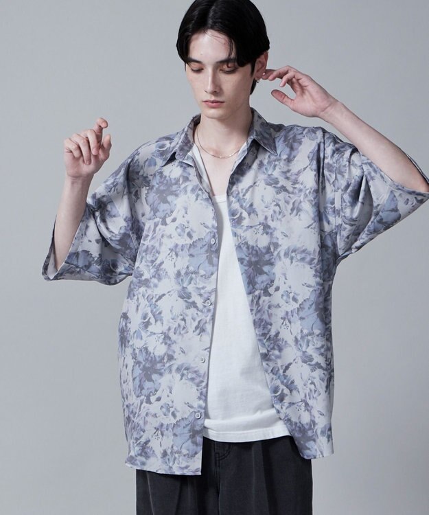 WEGO アムンゼンパターンBIGシャツ（S） 柄4