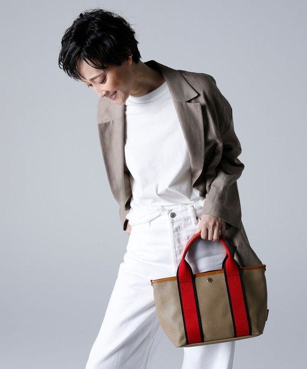 TOPKAPI 【Breath TOPKAPI】SCOTCH GRAIN スコッチグレイン シンプル トートバッグ レッド