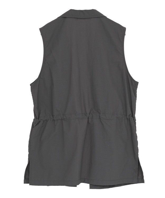 Green Parks ウエストドロストナイロンベスト Charcoal Gray