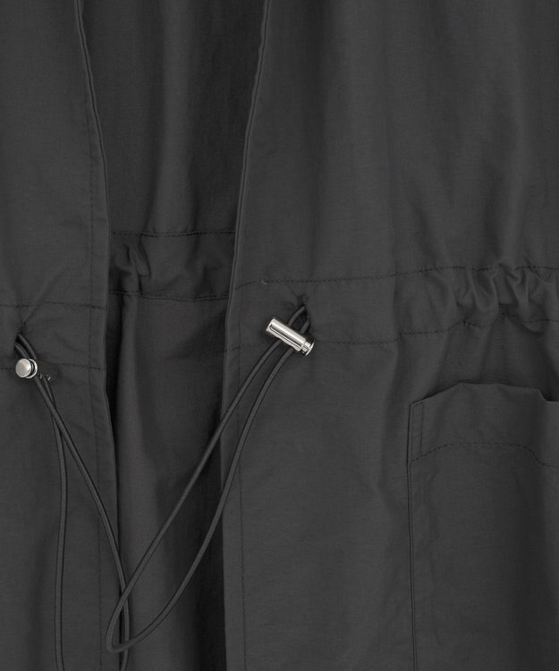 Green Parks ウエストドロストナイロンベスト Charcoal Gray