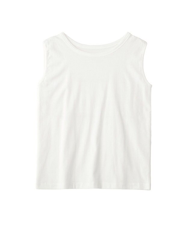 CRAFT STANDARD BOUTIQUE 2点セット / スクープネックカーディガン+タンクトップ Ivory