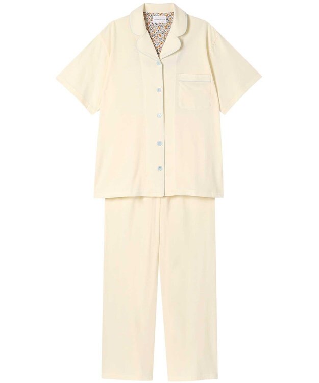 une nana cool MADE WITH LIBERTY FABRIC 綿混ソフト天竺 半袖パジャマ IV