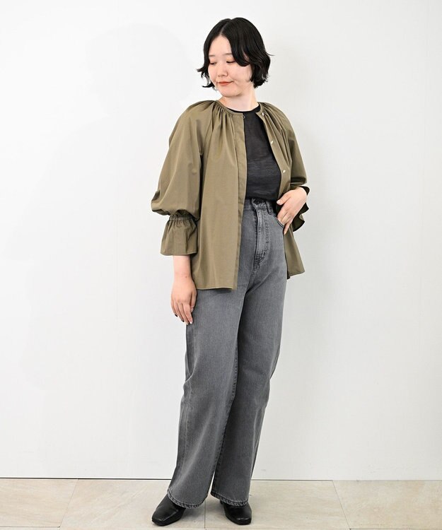 woadblue 新色追加＜坪田あさみさんコラボ＞SALUU　サルー /デニムパンツ グレー GREY