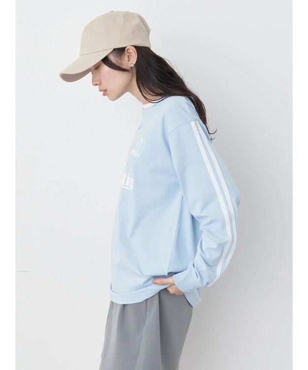 earth music&ecology フットボールＴＥＥ Light Blue