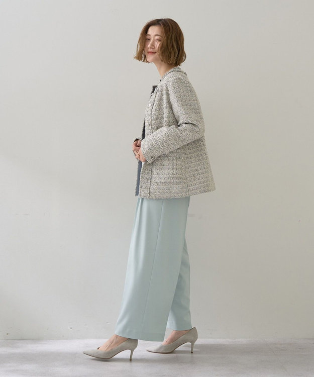 YECCA VECCA メタルベルトワイドパンツ Mint