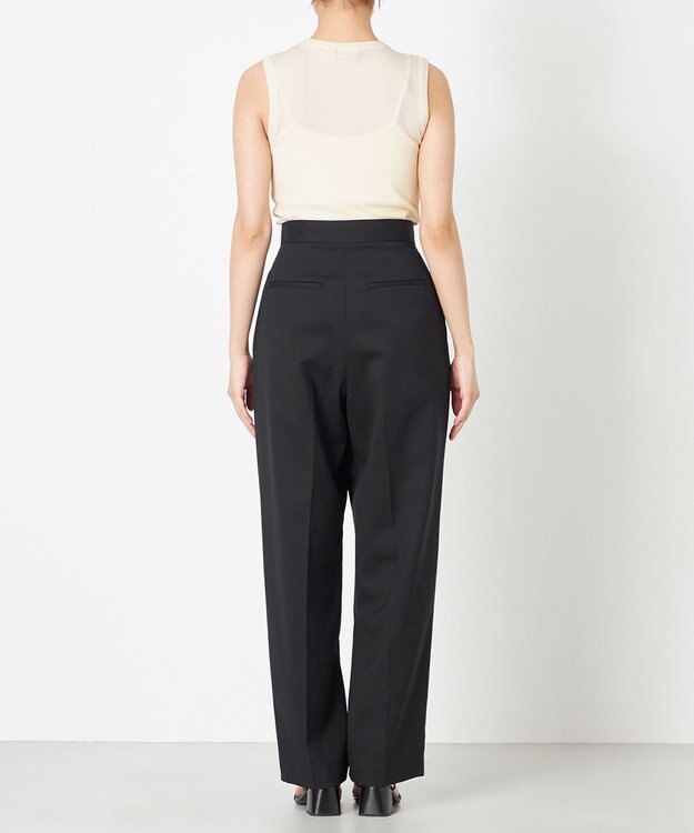 NAVE 【Nave・セットアップ可】ウールポリエステルツイルパンツ ブラック系