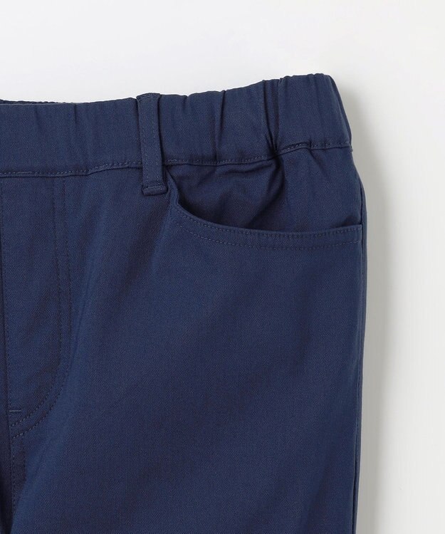 ANY L 【洗濯機可/ウエストゴム/ストレッチ/裏起毛】エブリデイベーシックデイリーパンツ ネイビー