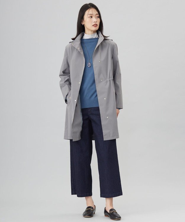 J.PRESS LADIES マーブルノーズ ネックレス ネイビー系