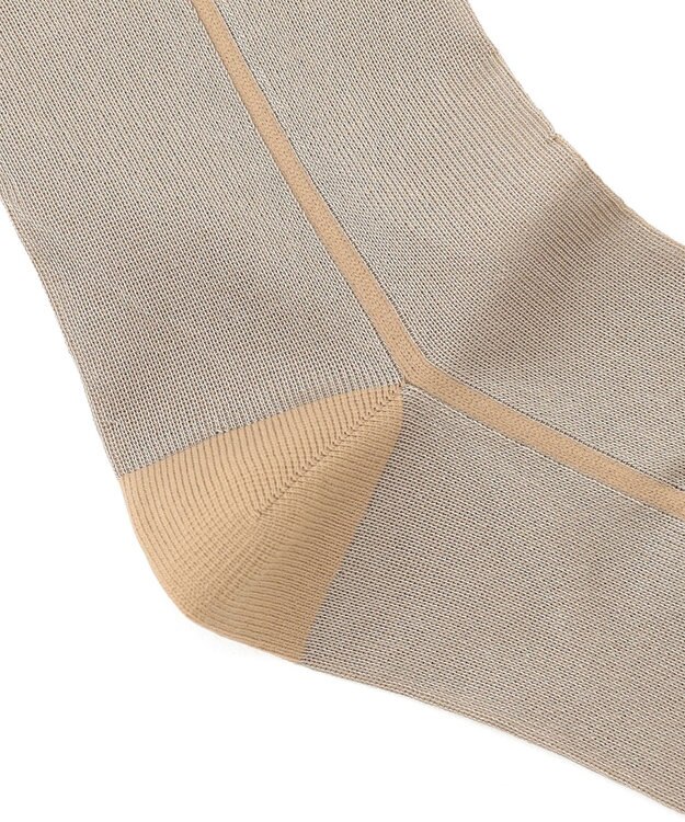 23区 シアー クルーソックス ベージュ系