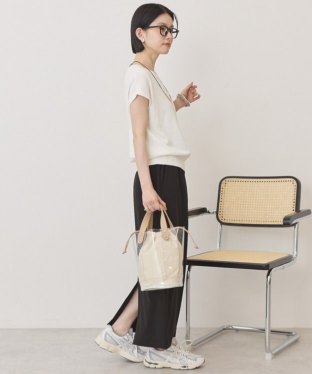 AMERICAN HOLIC フレンチスリーブニットプルオーバー Off White