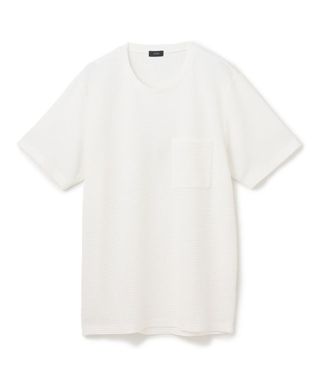 JOSEPH HOMME 【オリジナル素材】ライトタックジャージー クルーネックＴ ホワイト系